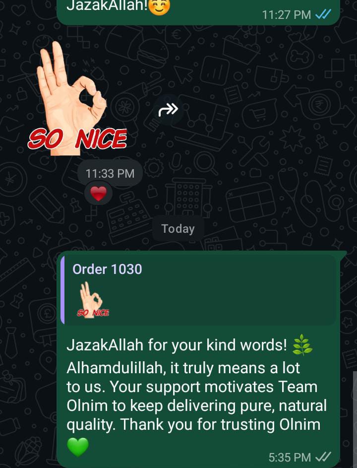 Olnim customer review