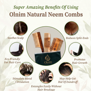 Precision Styling Neem Wood Comb