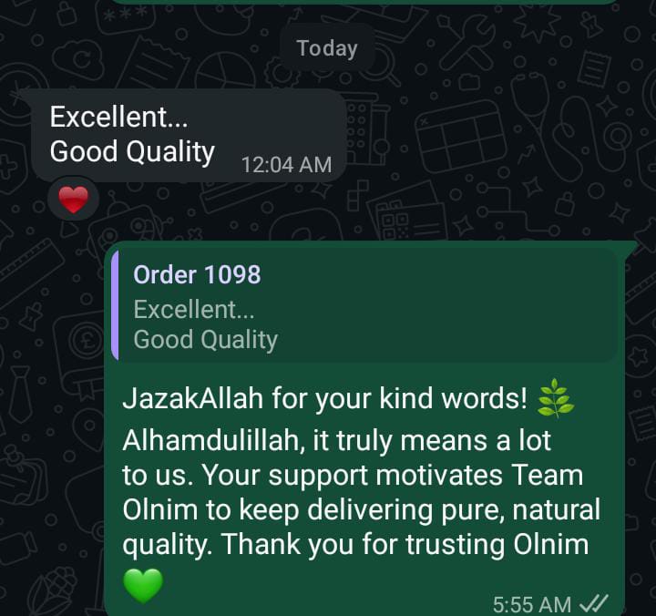 Olnim customer review