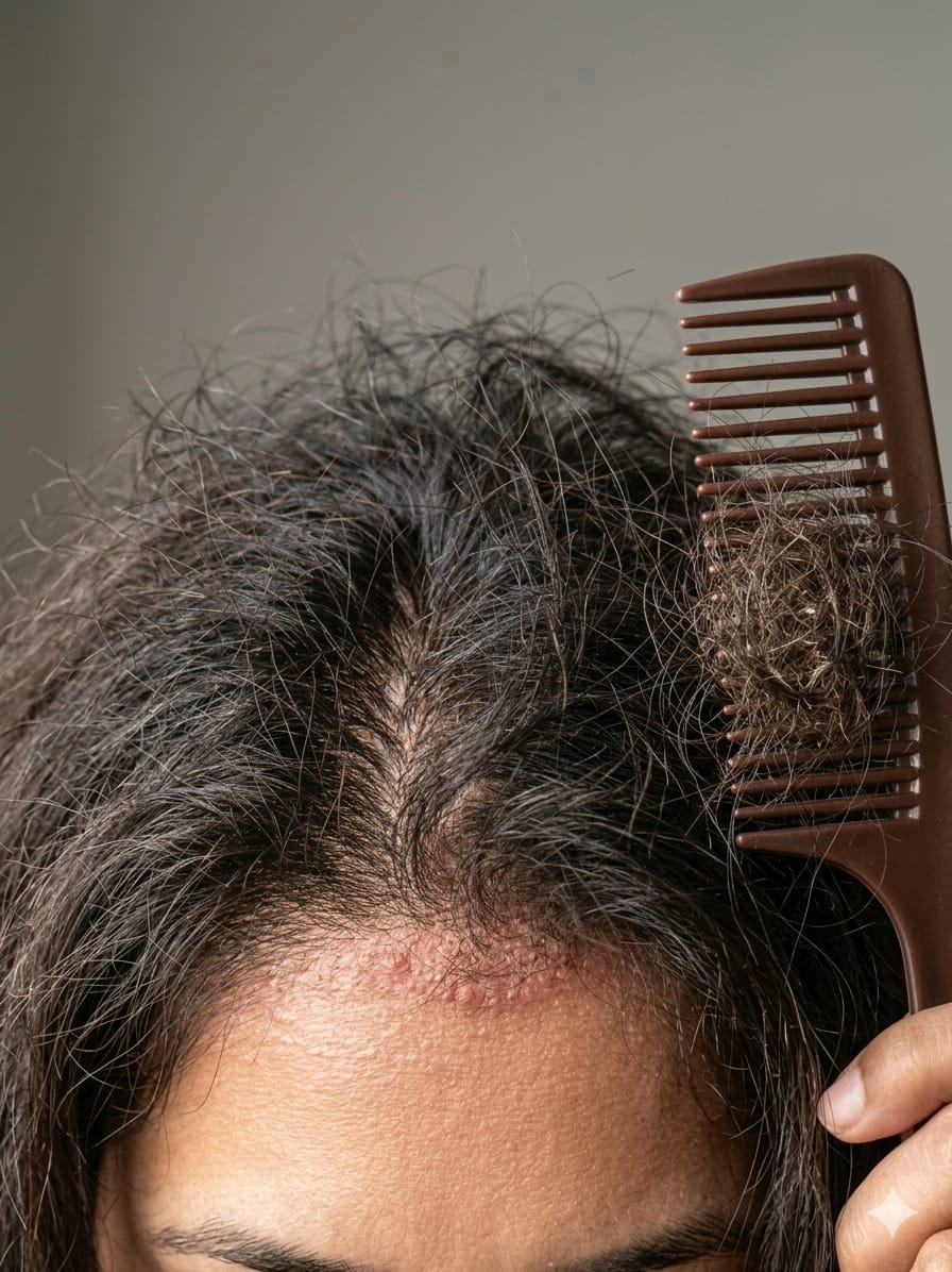 After using Olnim Neem Wooden Comb
