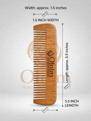 Precision Styling Neem Wood Comb