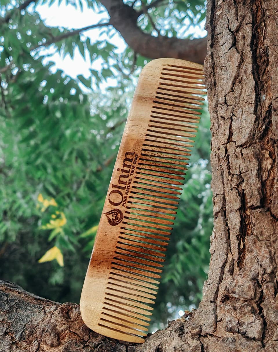 Precision Styling Neem Wood Comb