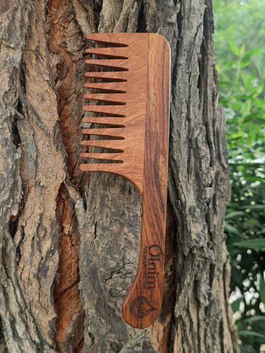 Olnim Signature Neem Wood Comb